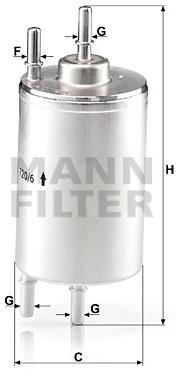 MANN-FILTER WK720/6