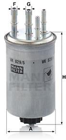 MANN-FILTER WK829/5