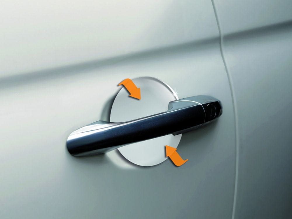 FOLIATEC ochranná fólie pod kliky dveří, 5 ks, čirá