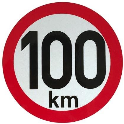 ACI Omezení rychlosti 100 km retroreflexní průměr 150 mm