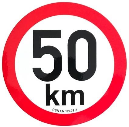 ACI Omezení rychlosti 50 km retroreflexní průměr 200 mm