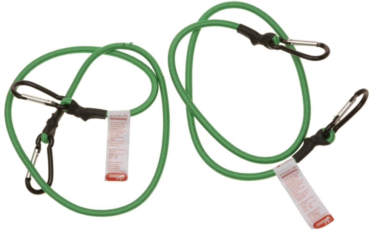 ACI Gumicuk s 2 karabinami, délka 100 cm, průměr 7 mm, 2 ks homologace TÜV