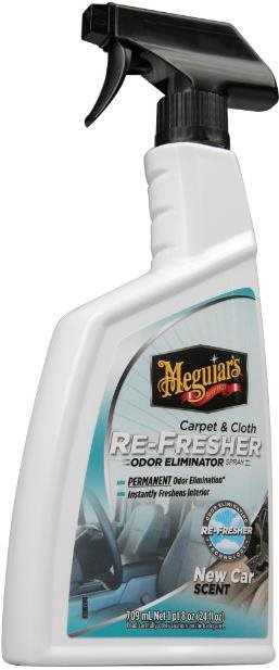 Meguiar's Carpet & Cloth Re-Fresher - odstraňovač zápachu, vůně do interiéru a oživovač tkanin, 709