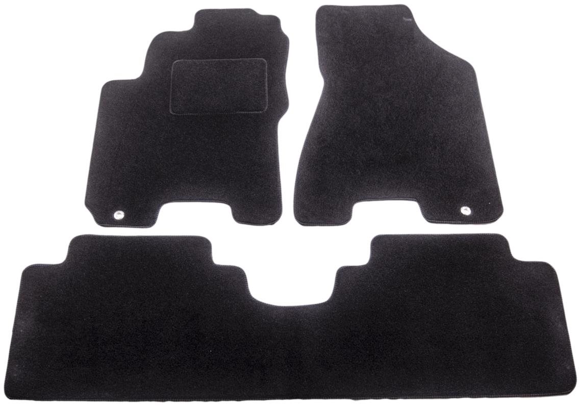 ACI textilní koberce pro HYUNDAI Tucson 04-10 černé (sada 3 ks)