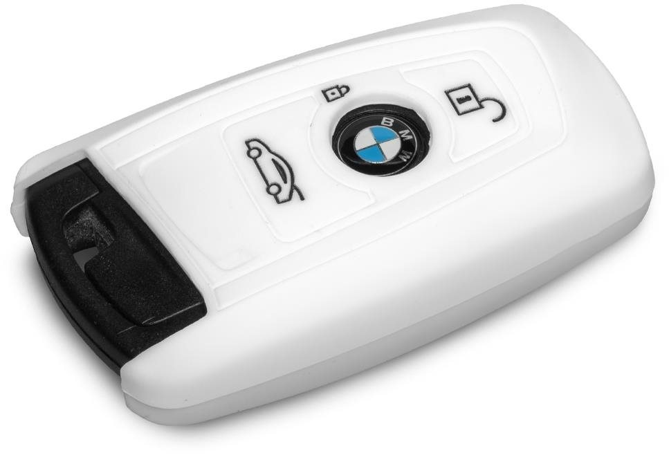 Ochranné silikonové pouzdro na klíč pro BMW novější modely, barva bílá