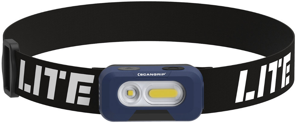 SCANGRIP Head Lite - nabíjecí COB LED čelové světlo s funkcí 2 v 1, až 150 lumenů