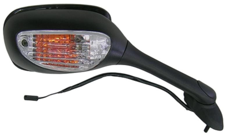 Q-TECH zpětné zrcátko s blikačem replica , P