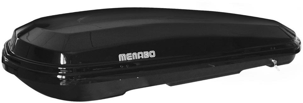 Menabo Diamond 500 Black - objem 500l, oboustranné otevírání, černý