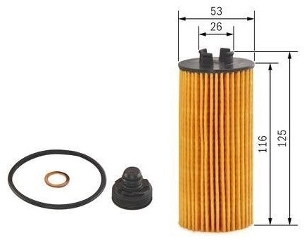 BOSCH Olejový filtr F 026 407 204