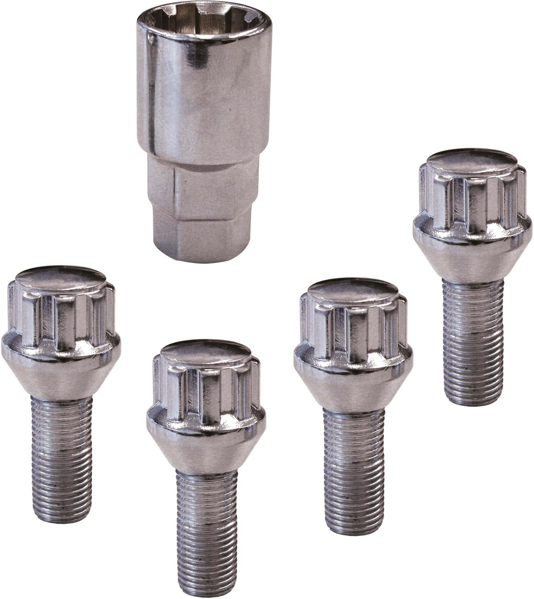 Carpoint Pojistné šrouby kol M12x1,5x26mm Conical