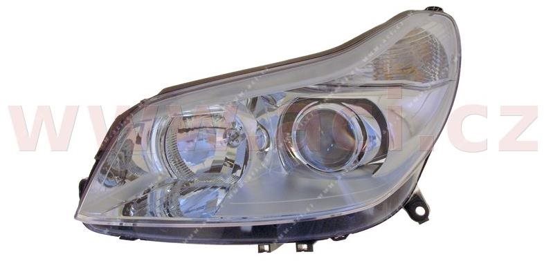 VALEO CIT C5 04-08 př. světlo XENON D1S+H1  s natáčením do zatáčky , L