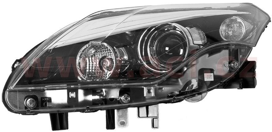 VALEO RENAULT LAGUNA 10-15 př. světlo XENON D1S s natáčením do zatáčky, s denním svícením (aut. ovlá