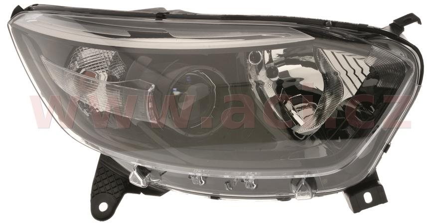 MAGNETI MARELLI RENAULT Captur 13- -5/17 př. světlo H1+H1  černé  (prvovýro