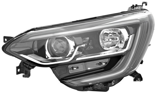 VALEO RENAULT Mégane 16- př. světlo H7+H7+LED denní svícení  L