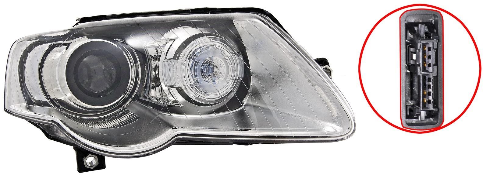 VALEO VW PASSAT 05- 7/07- př. světlo XENON D1S+H7  , P