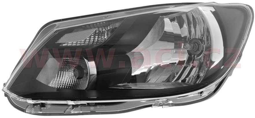 HELLA VW CADD 10-15 6/13- př. světlo H4 (el. ovládané + motorek) (prvovýroba) L