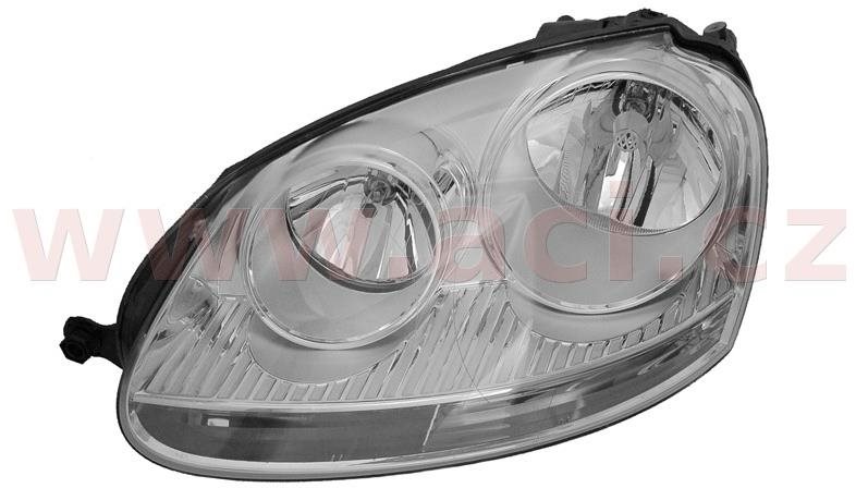 HELLA VW GOLF 03- 5/04- př. světlo H7+H7 chromové (E.O.) , L