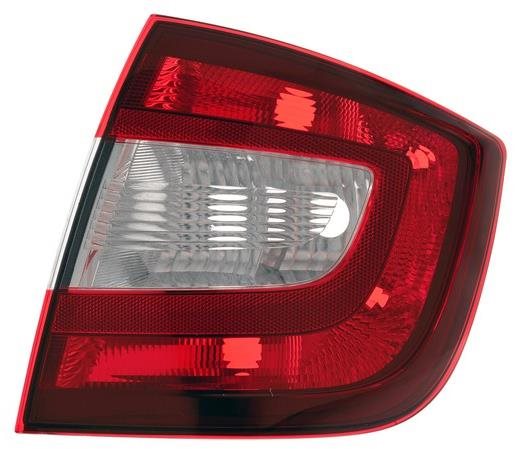 HELLA ŠKODA RAPID 12- zad. světlo (bez obj.) tmavé P