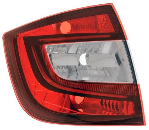 HELLA ŠKODA RAPID 12- zad. světlo (bez obj.) s koncovým LED světlem, L