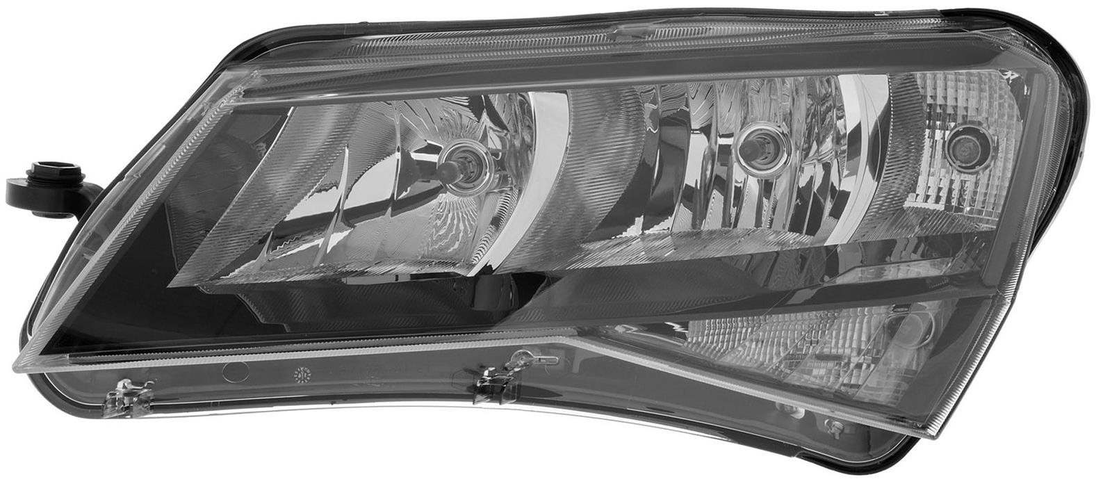 HELLA ŠKODA SUPERB 15- př. světlo H7+H7 (el. ovládané + motorek) L