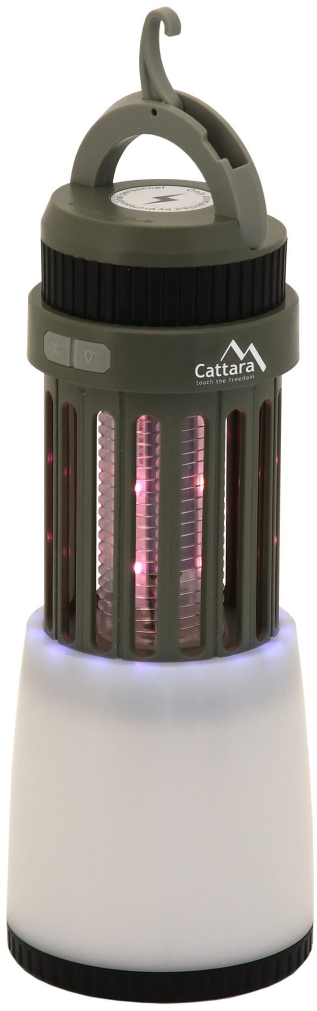 CATTARA Svítilna PLUM vysouvací nabíjecí + lapač hmyzu