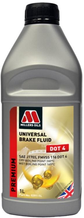 Millers Oils Brzdová kapalina Universal Brake Fluid DOT 4 1l