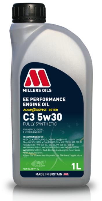Millers Oils EE performance C3 5W-30 1l s technologií Nanodrive