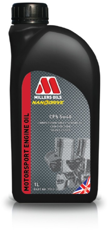 Millers Oils Závodní plně syntetický motorový olej NANODRIVE - CFS 5W-40 1l