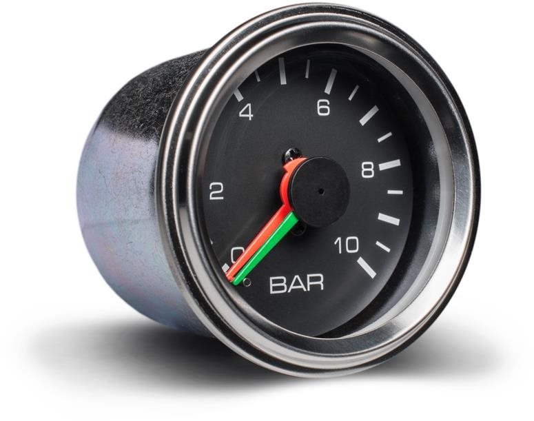 Auto Gauge - ukazatel tlaku vzduchu, černý
