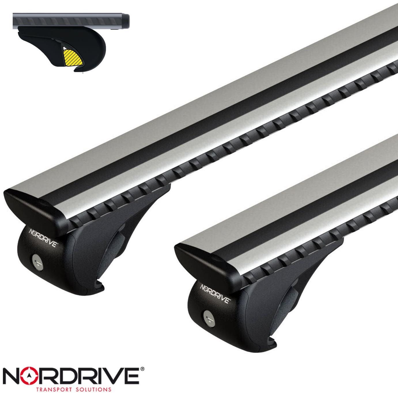 NORDRIVE SILENZIO 120cm, ALU, TUV, GS