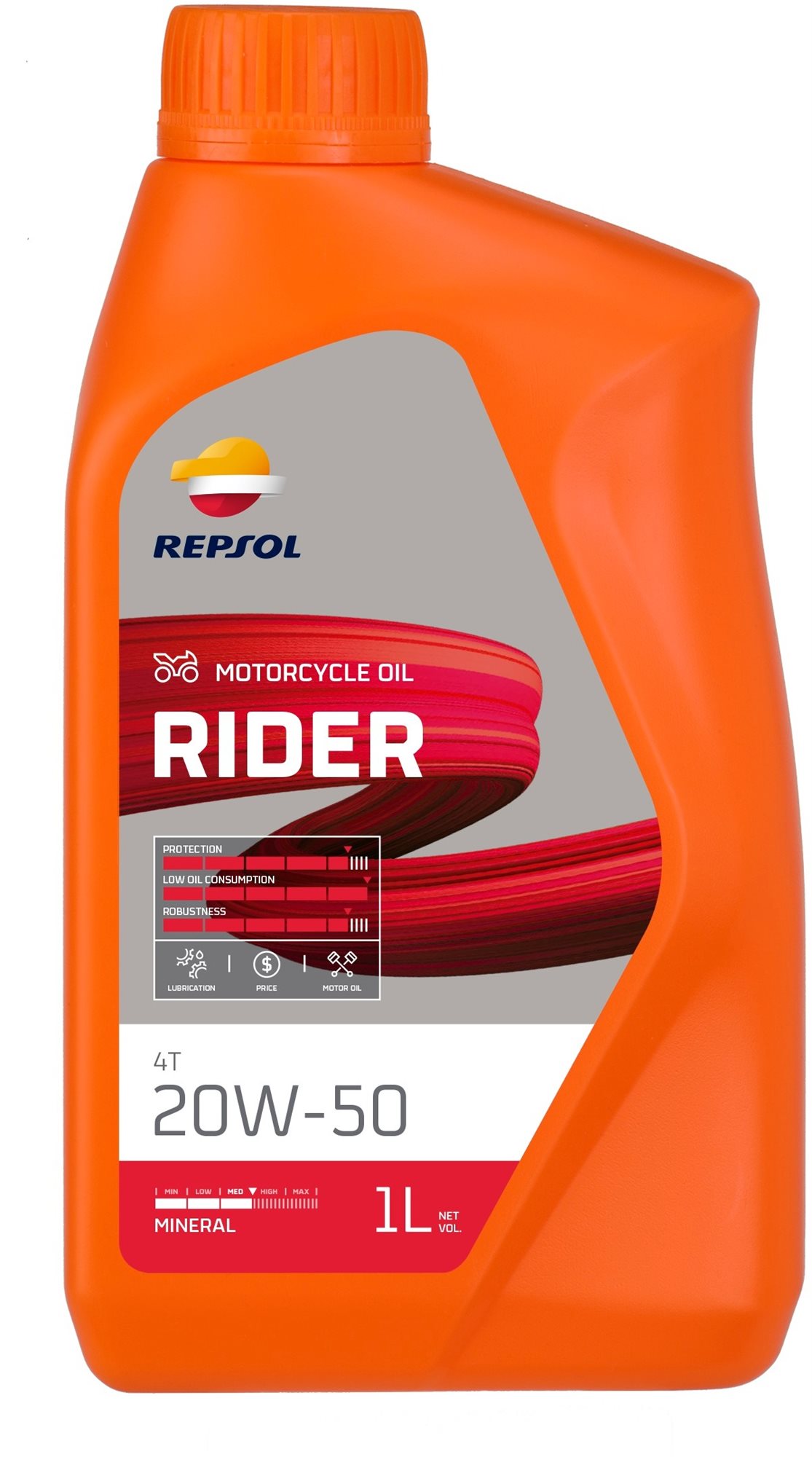 REPSOL RIDER 4T 20W - 50 - 1L