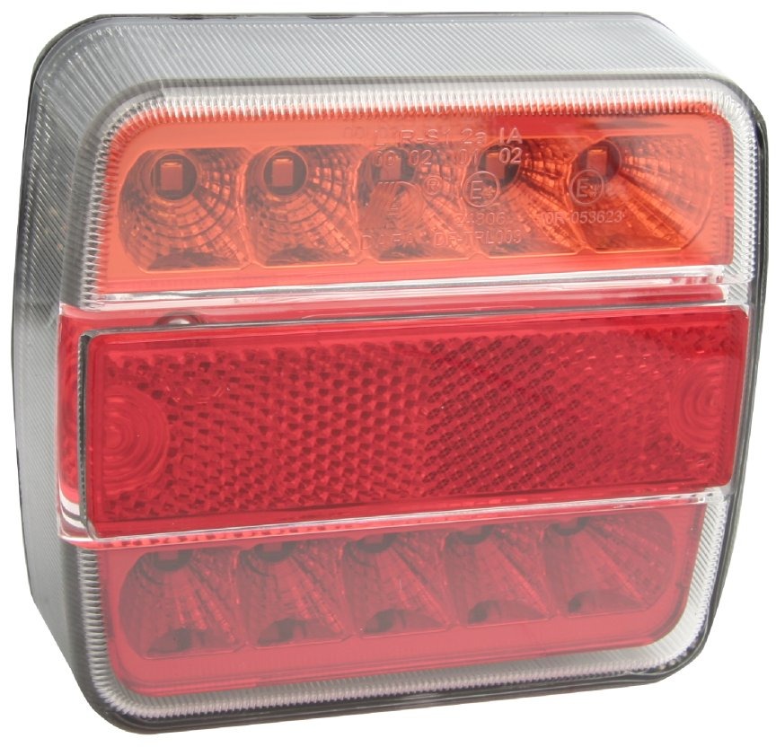 MULTIPA LED, s osvětlením SPZ, 12V
