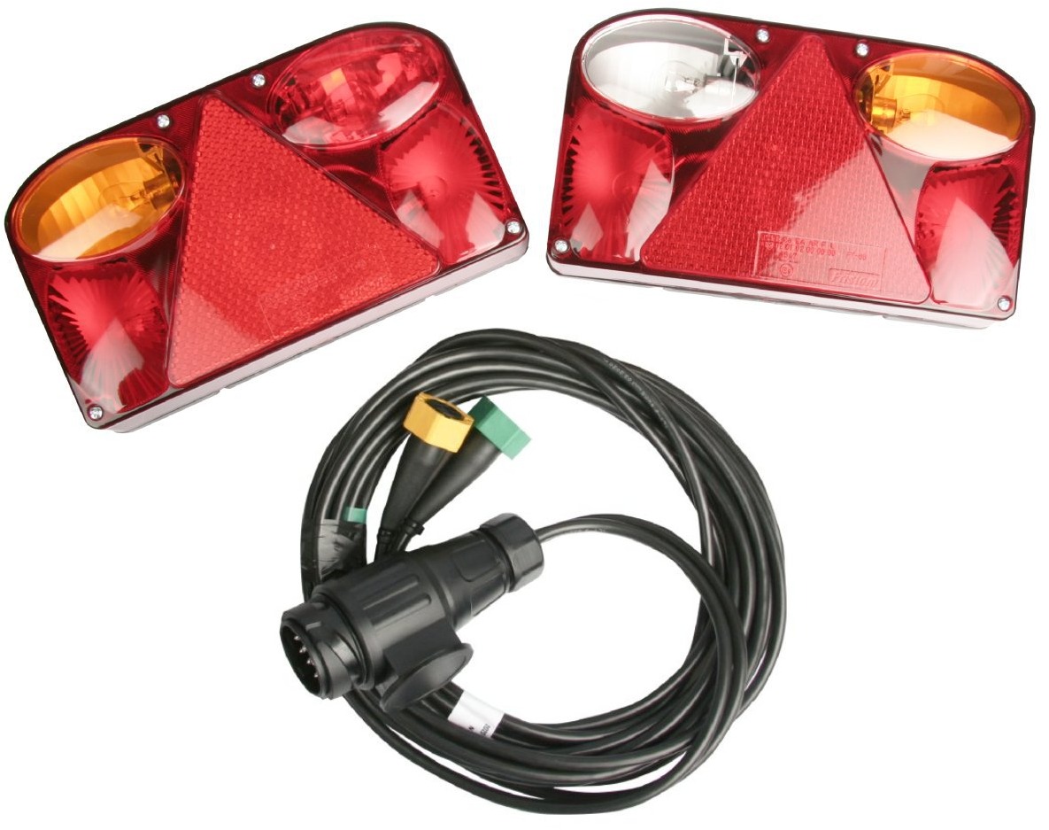 FRISTOM k vleku 13pin / 4 m se světly FT-88