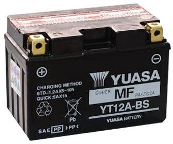 YUASA YT12A-BS, 12 V, 10 Ah, 175A, GEL