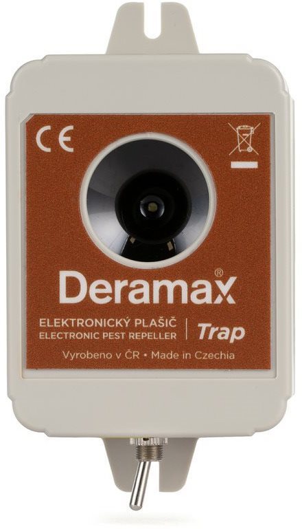 Deramax-Trap - Ultrazvukový plašič  koček, psů a divoké zvěře