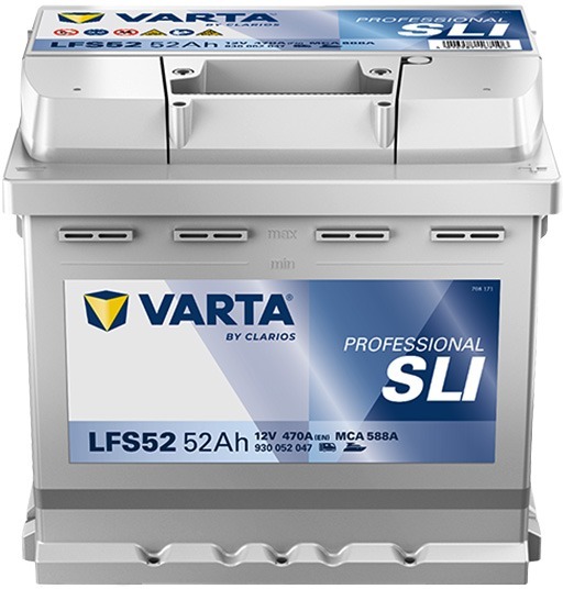 VARTA LFS52, baterie 12V, 52Ah
