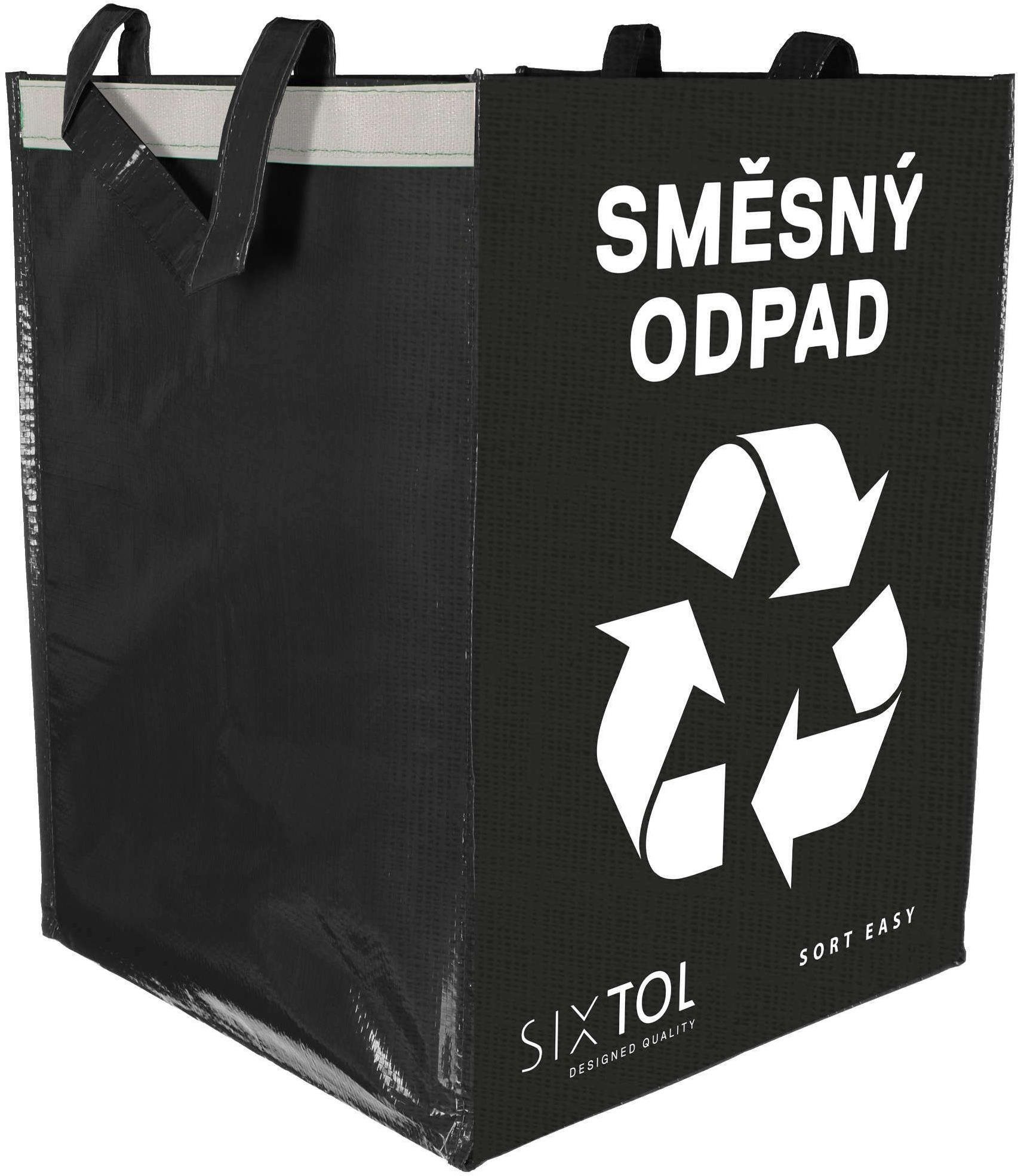 SIXTOL Taška na tříděný odpad SORT EASY MIXED, 30x30x40cm, 36l