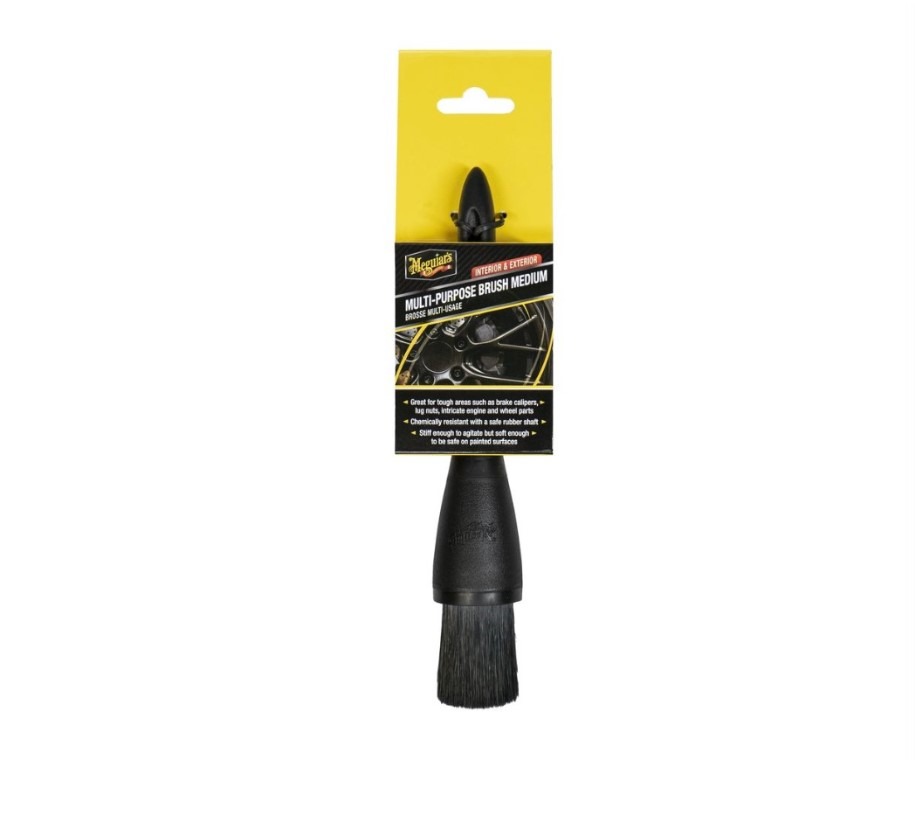 Meguiar's Multi-Purpose Brush - Medium - detailingový štětec, střední, 20 cm