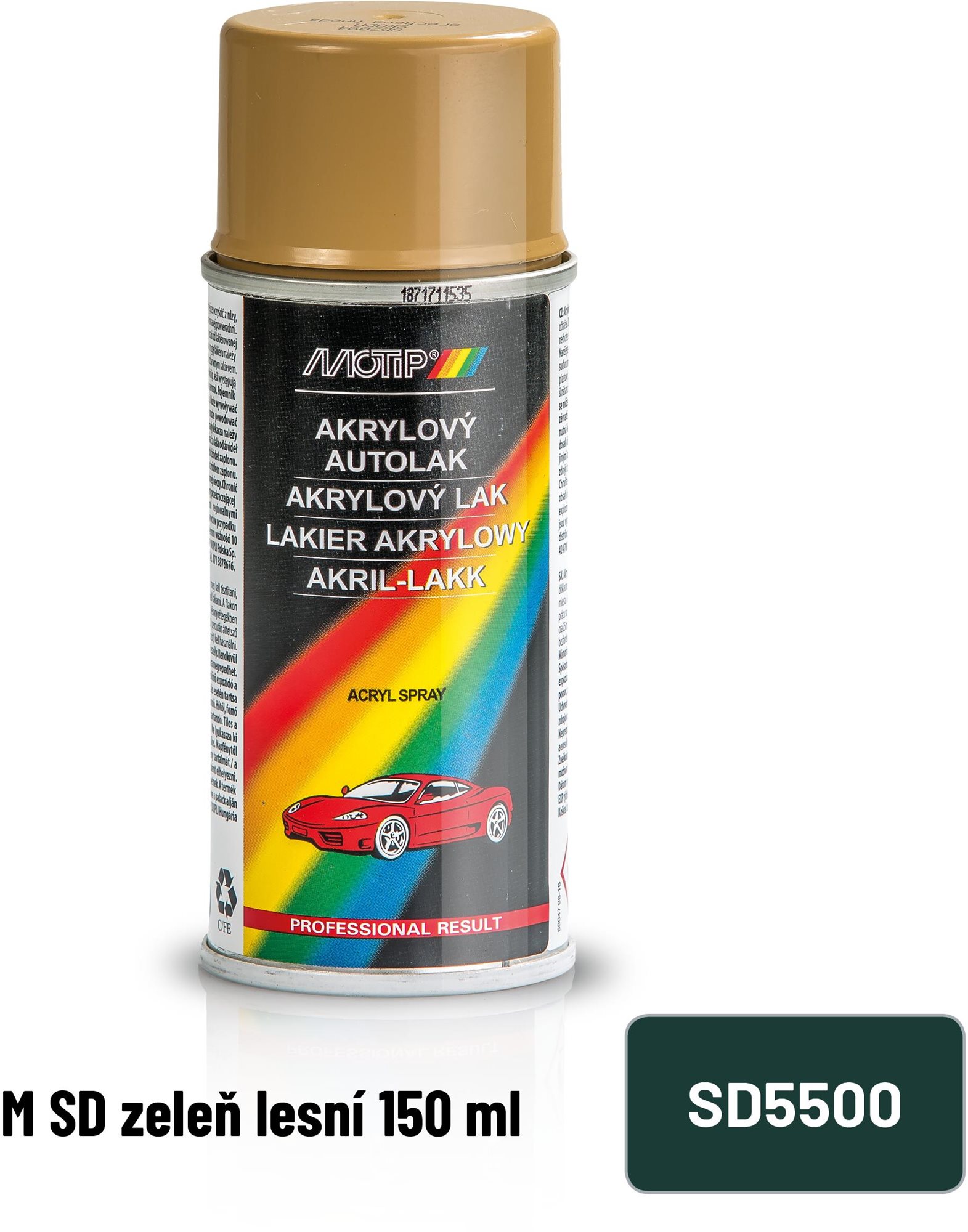 MOTIP zeleň lesní 150ml