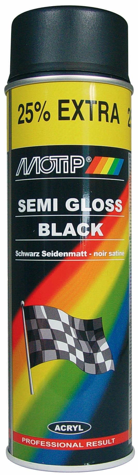 MOTIP černá pololesk 500ml