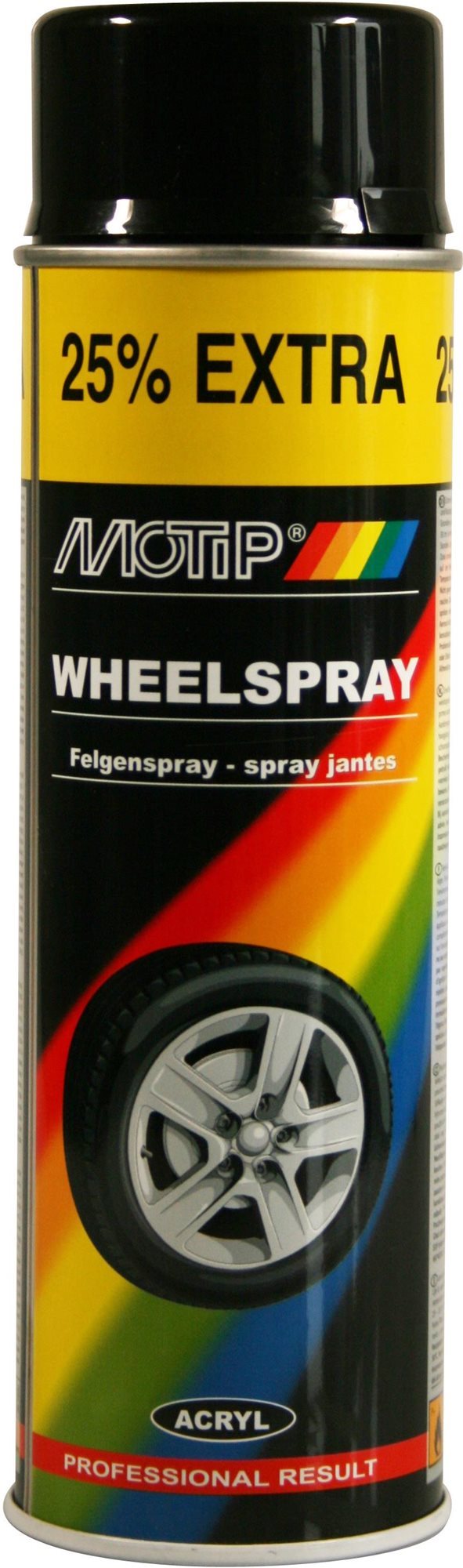 MOTIP černá na disky mat 500ml
