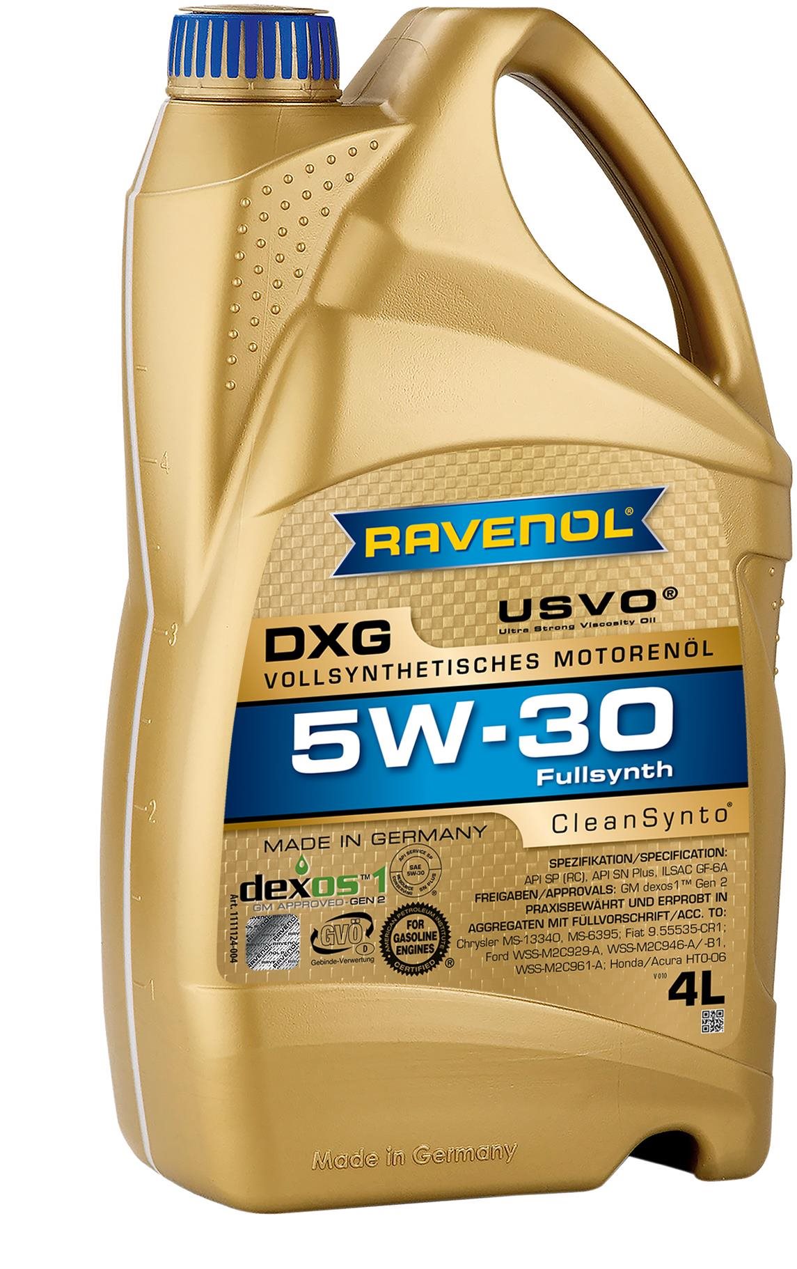 RAVENOL DXG SAE 5W-30; 4 L