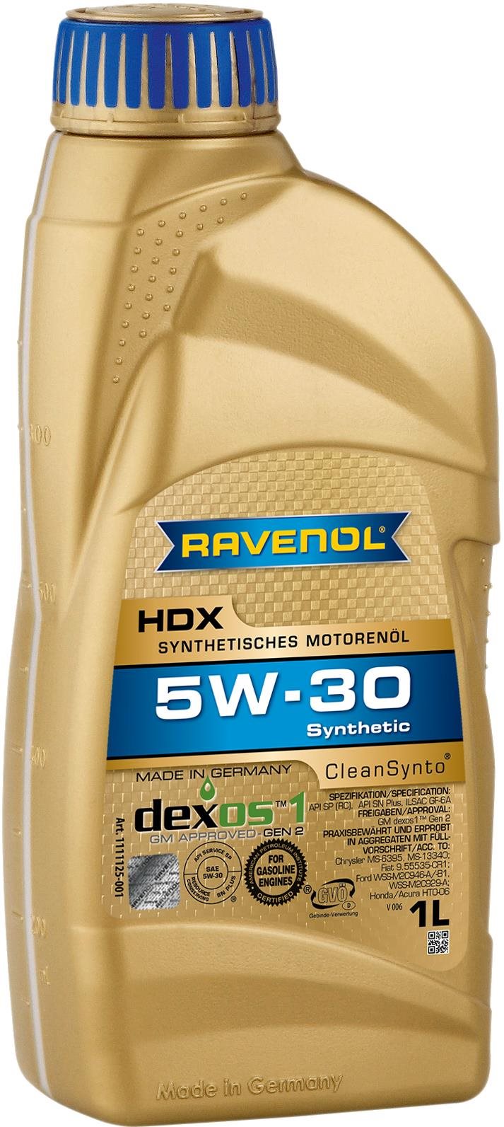 RAVENOL HDX SAE 5W-30; 1 L