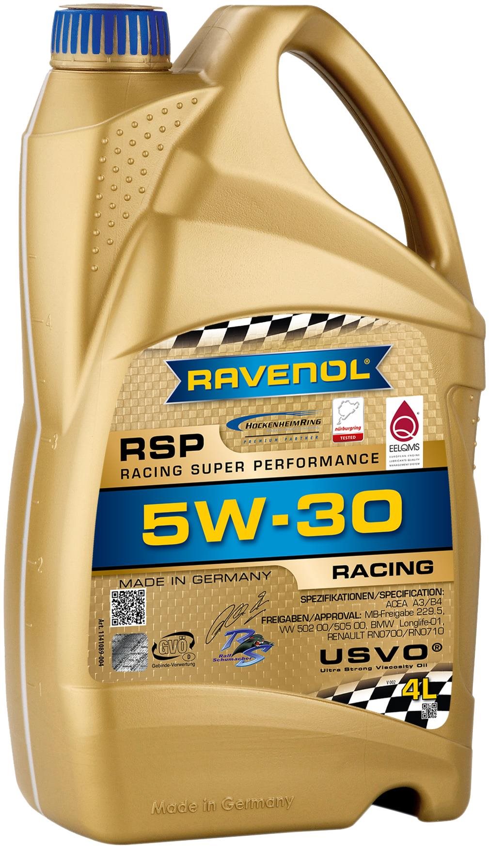RAVENOL RSP Racing Super Performance SAE 5W-30; 4 L