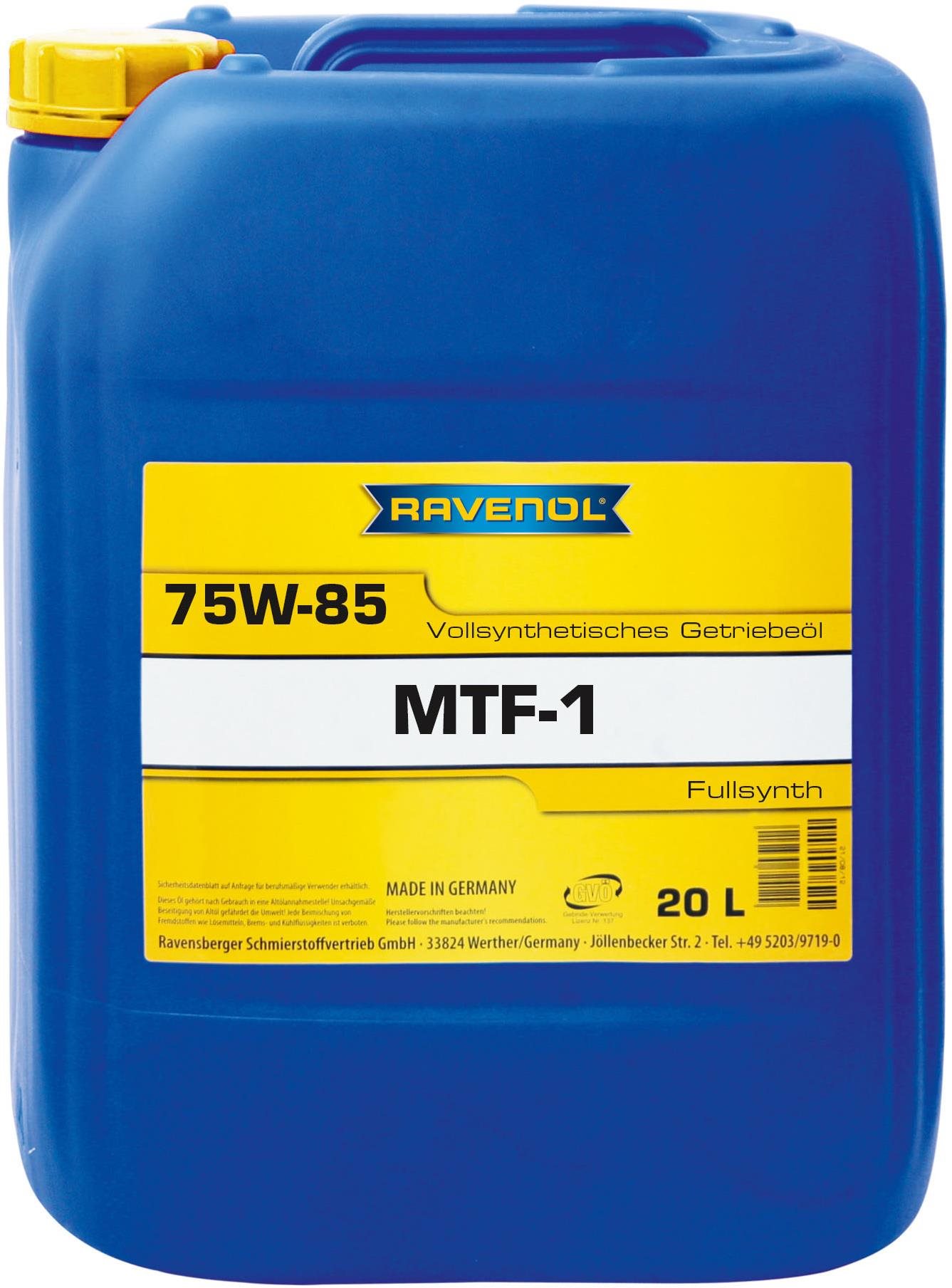 RAVENOL MTF-1 SAE 75W-85; 20 L