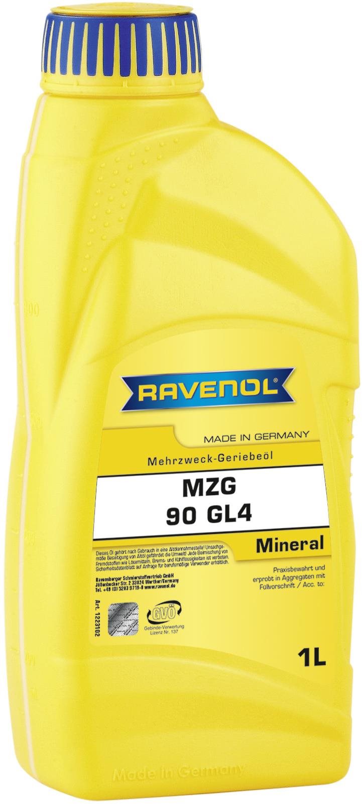 RAVENOL Getriebeoel MZG SAE 90 GL 4; 1 L