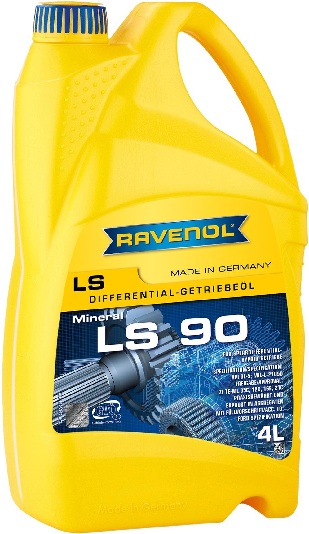 RAVENOL Sperrdiff.-Getr.-Oel LS 90; 4 L