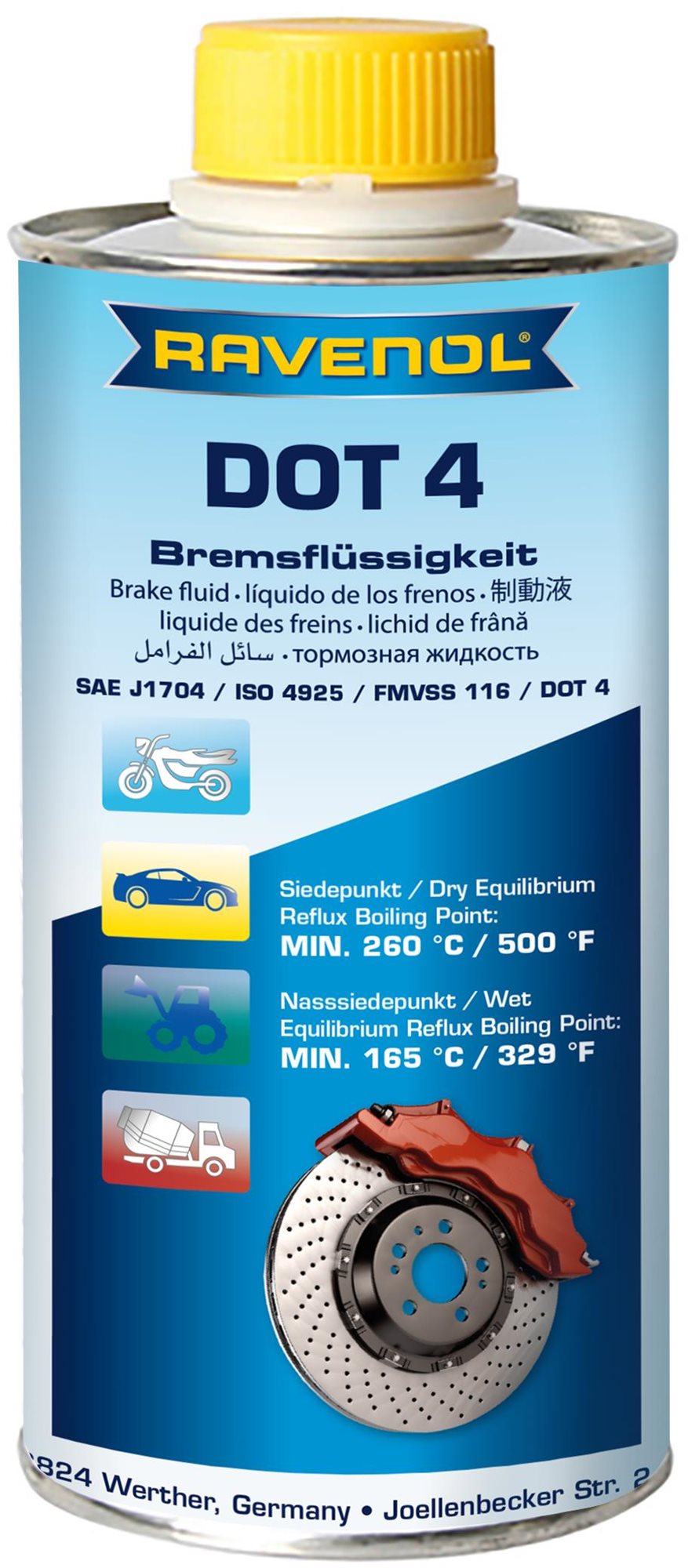 RAVENOL DOT 4; 1 L (VE 6 Stück)