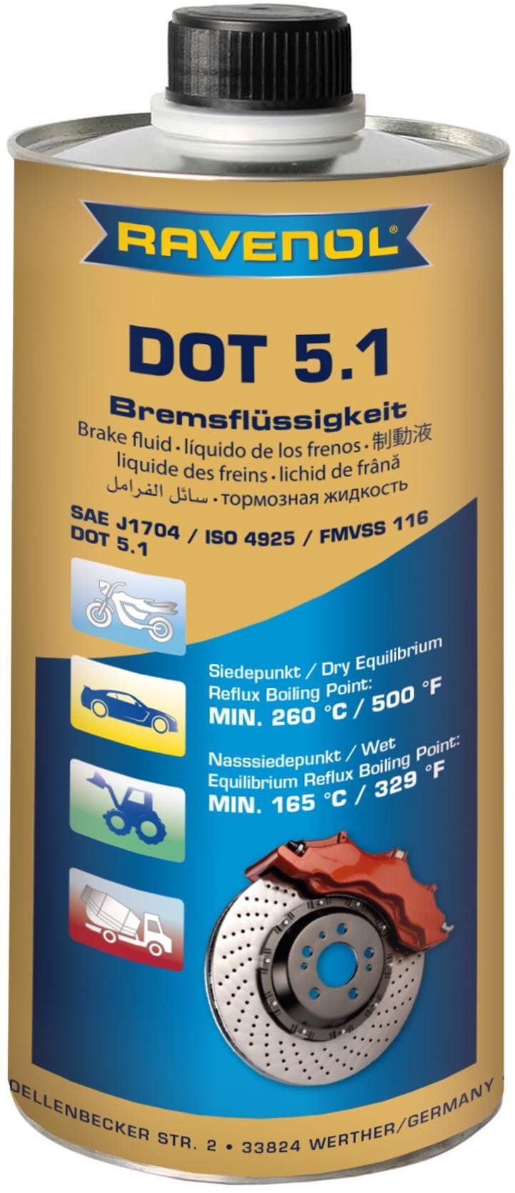 RAVENOL DOT 5.1; 1 L (VE 6 Stück)