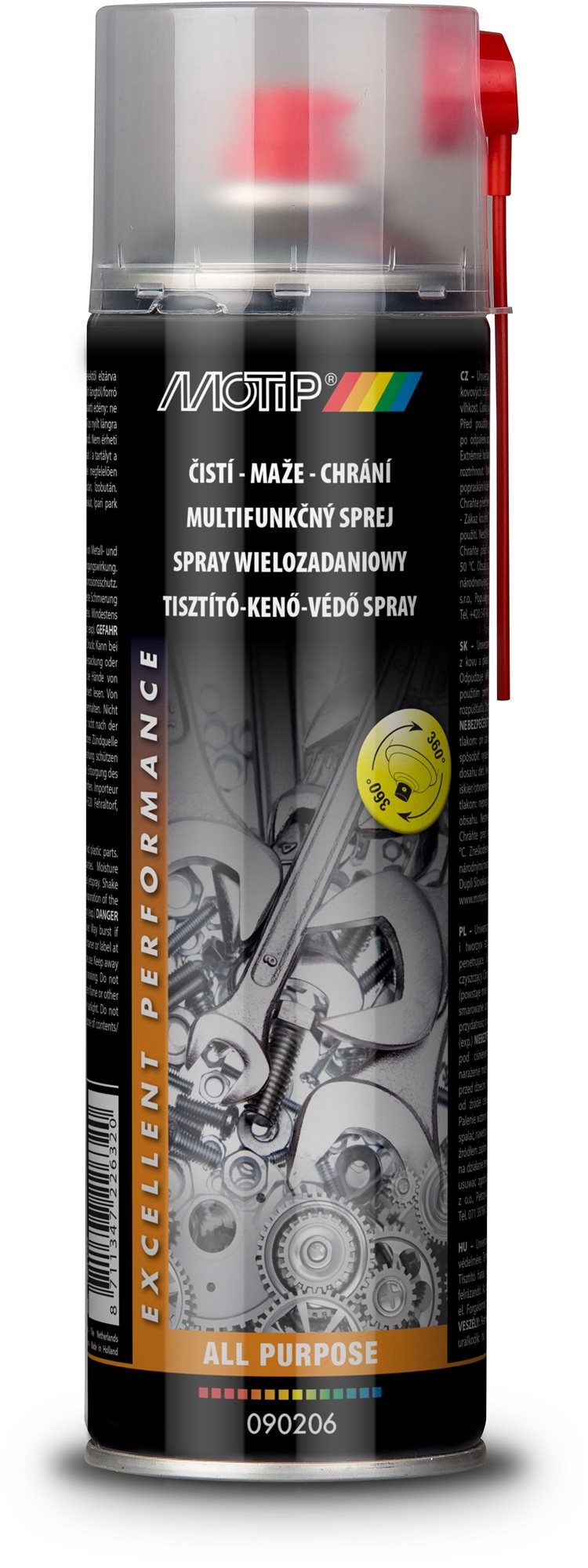 MOTIP DUPLI TS čistí-maže-chrání 500ml
